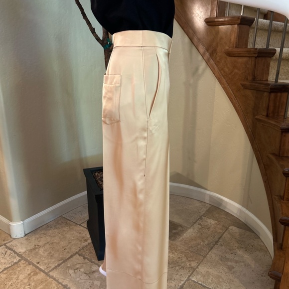 Helmut Lang  Double Satin High Waist Pants - Picture 3 of 7